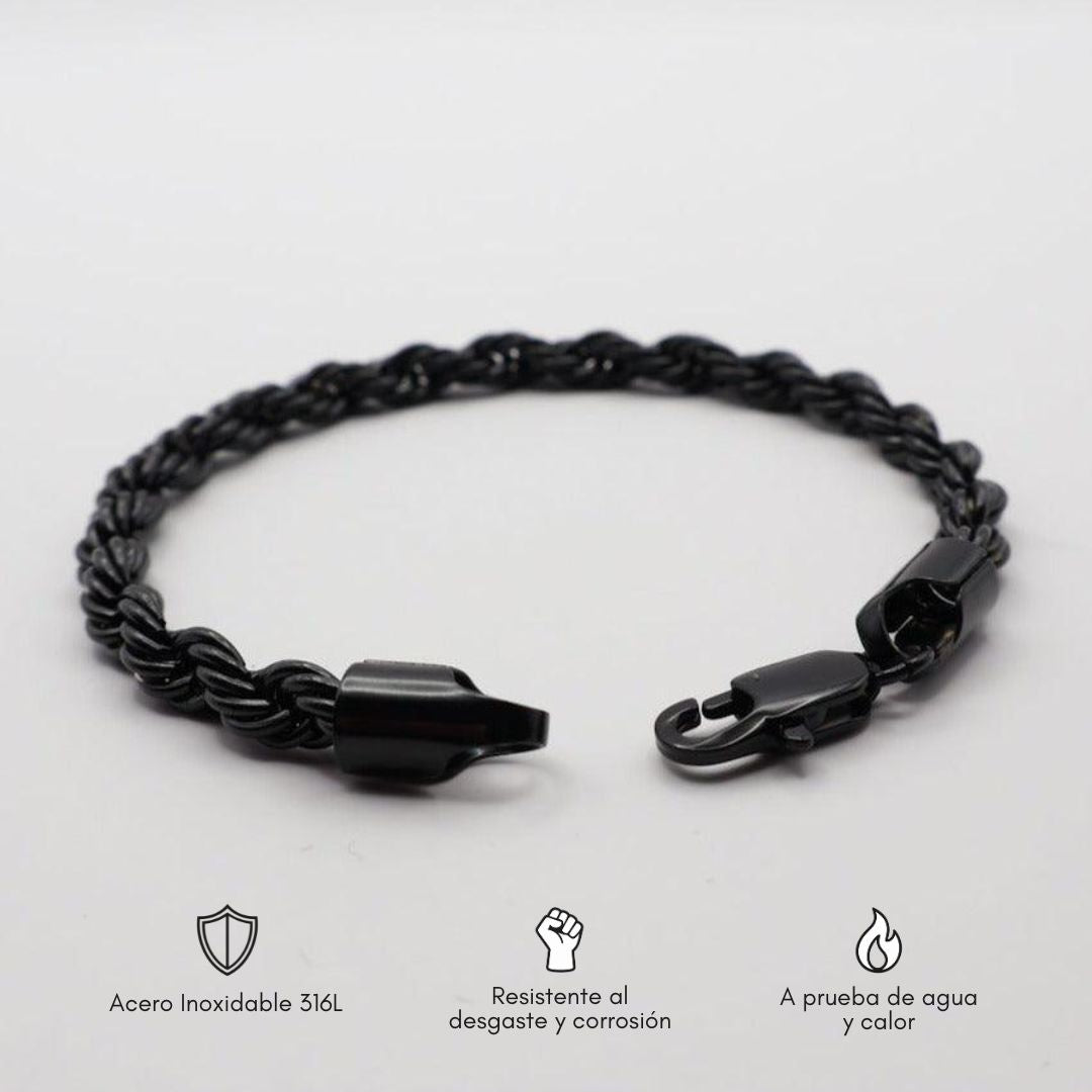 Pulsera "Torzal negra"