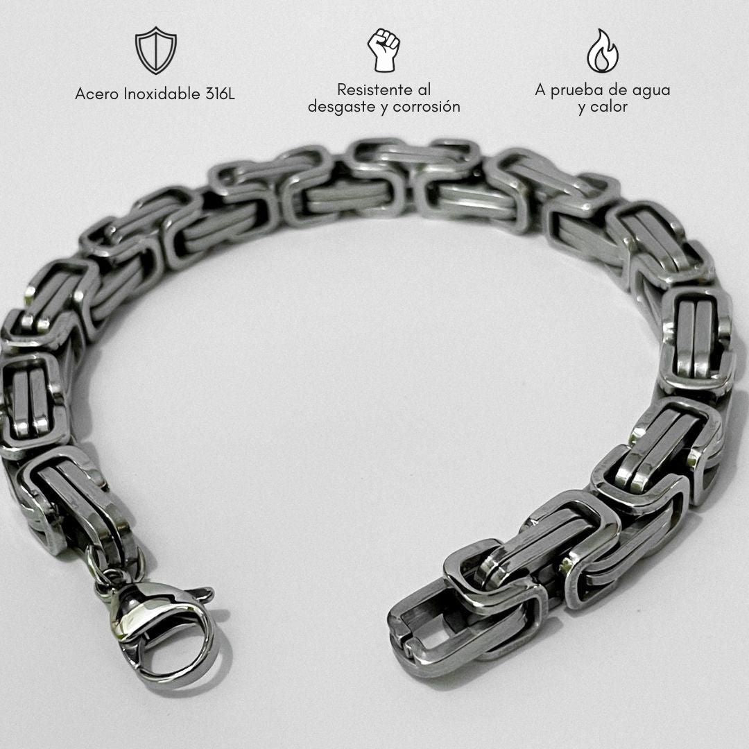 Pulsera "Silver Biker"