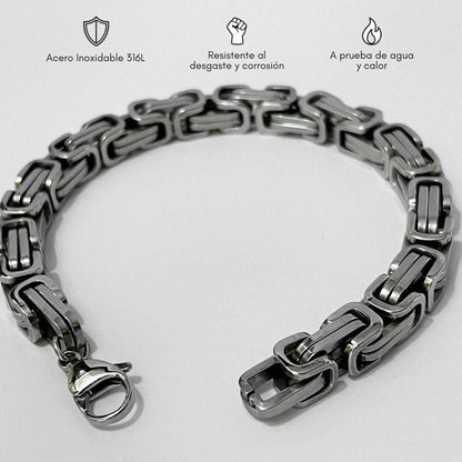 Pulsera "Silver Biker"