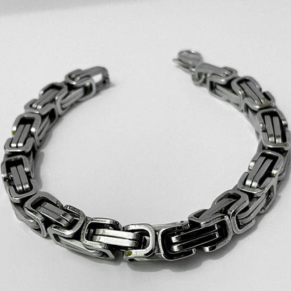 Pulsera "Silver Biker" - Gran Cuervo Joyería