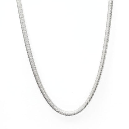 Cadena "Panza de víbora plata"