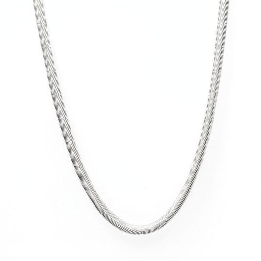 Cadena "Panza de víbora plata"
